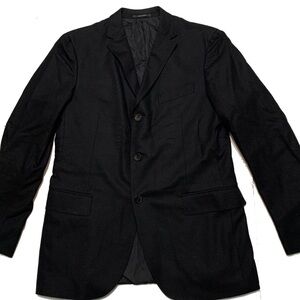 50R / Z Zegna Black Sport insulated blazer Coat